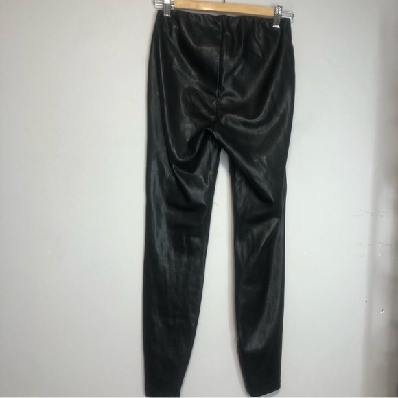 Only Faux Leather Ankle Zip Leggings, size S - Picture 8 of 11